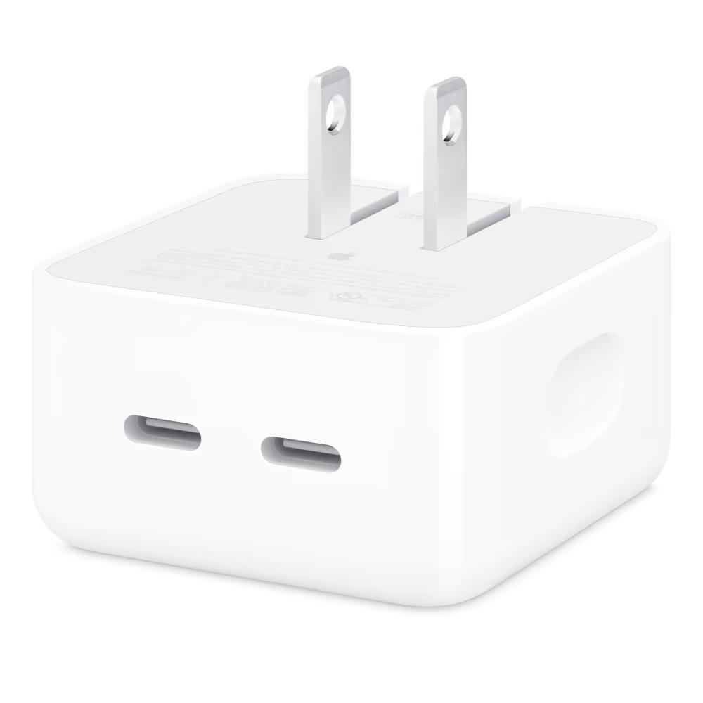 35W DUAL USB-C PORT COMPACT  POWER ADAPTER - MW2H3AM/A