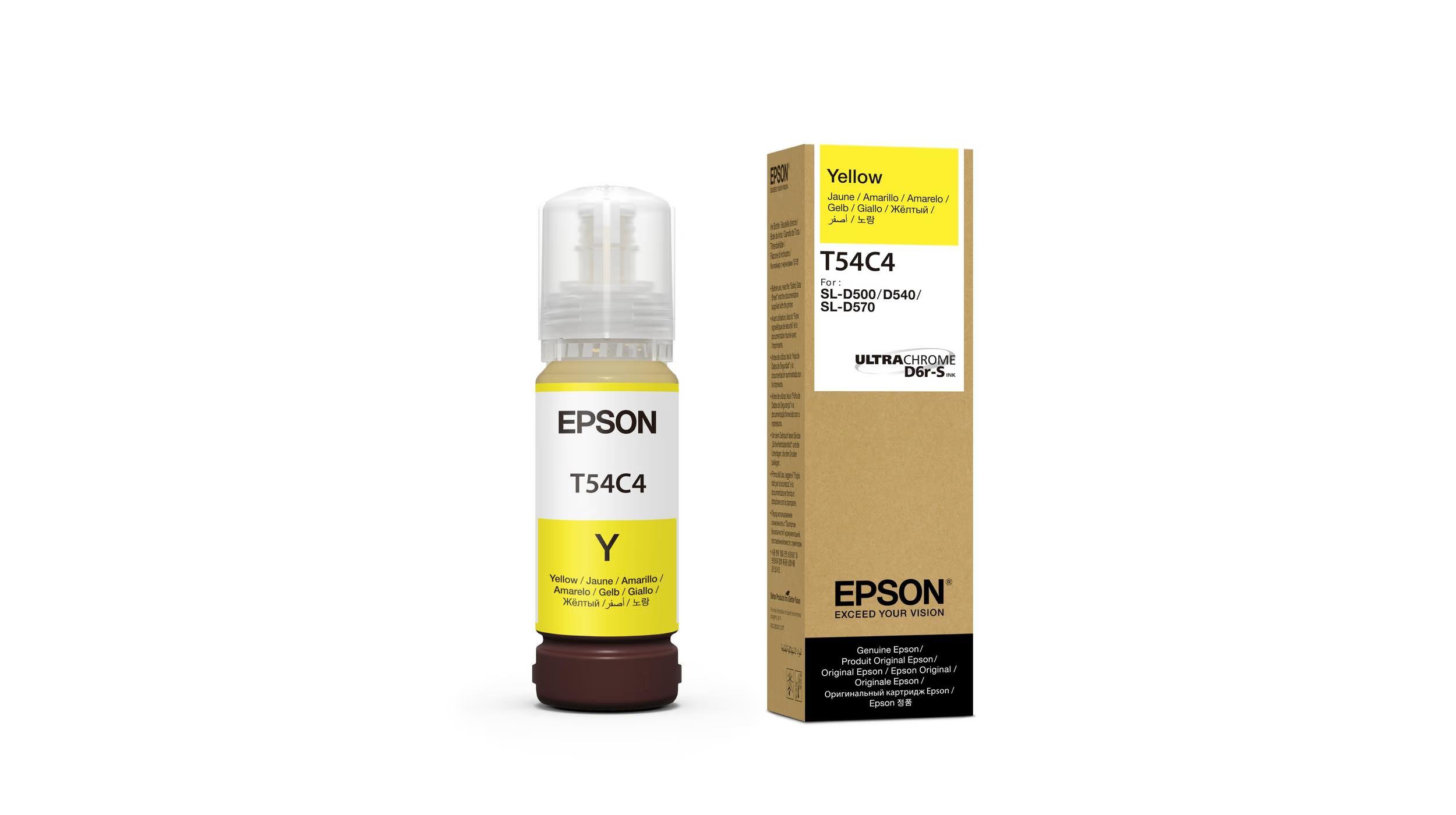 Botella de Tinta Amarilla para SureLab D570 - 70 ML T54C420 - EPSON