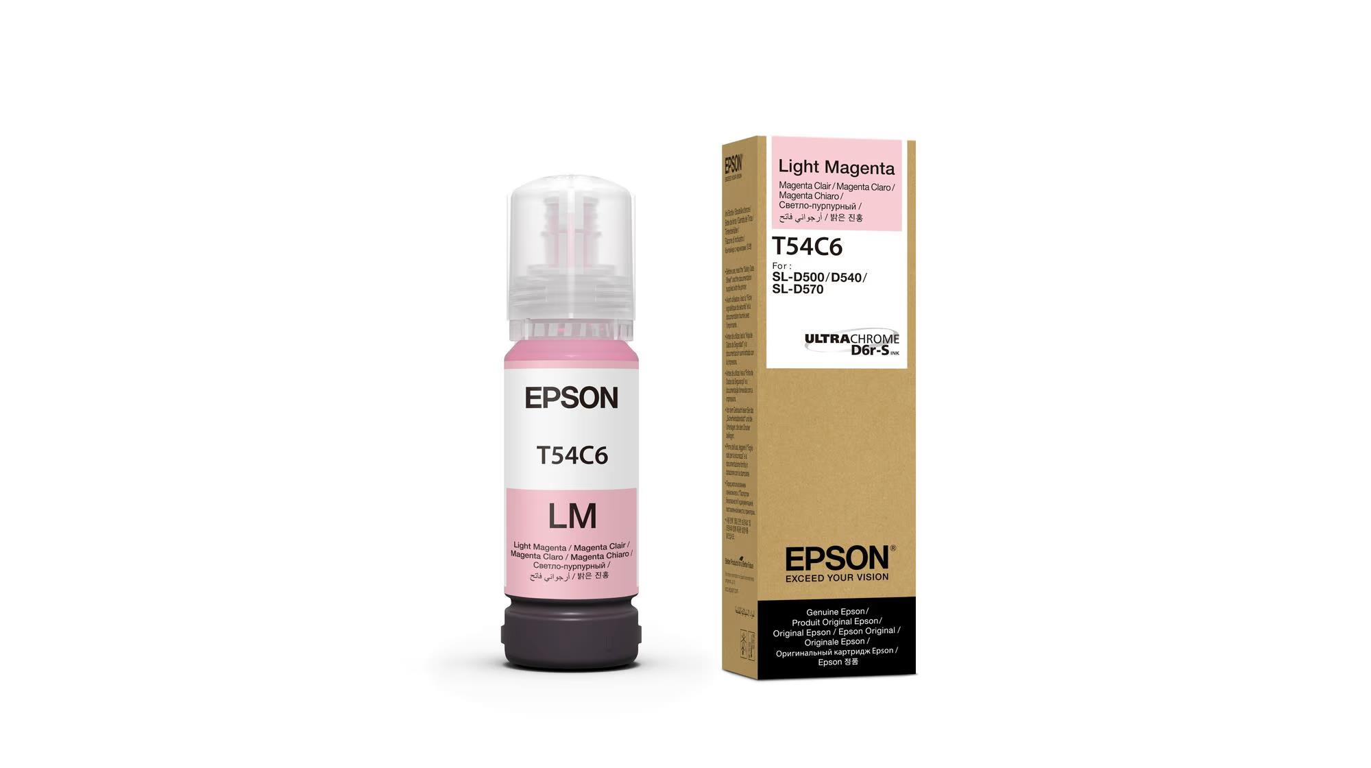 Botella de Tinta Magenta Claro para SureLab D570 - 70 ML T54C620 - EPSON