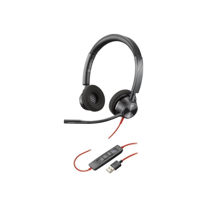 POLY BLACKWIRE 3325 MICROSOFT  TEAMS CERTIFIED USB-A HEADSET - Código: 76J21AA | Compra en Guadalajara