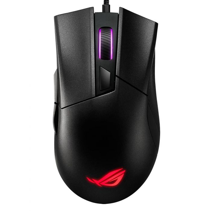 Mouse Asus Rog Gladius Ii Core  Mouse Gamer Asus Rog Gladius Ii Core P507  Led Rgb Aura Sync 6200Dpi  ROG GLADIUS II CORE  90MP01D0-B0UA00 - 90MP01D0-B0UA00