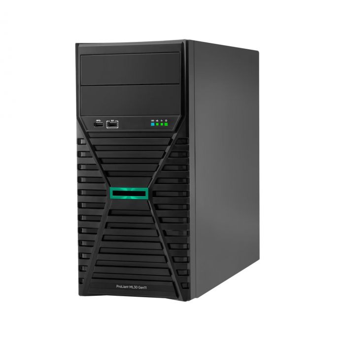 HPE SERVIDOR PROLIANT ML30 GEN11 E-2414 26 GHZ 4 NCLEOS 1P 16 GB-U 4 LFF-NHP 1 TB FUENTE DE 350 W P65094-001 - HEWLETT PACKARD