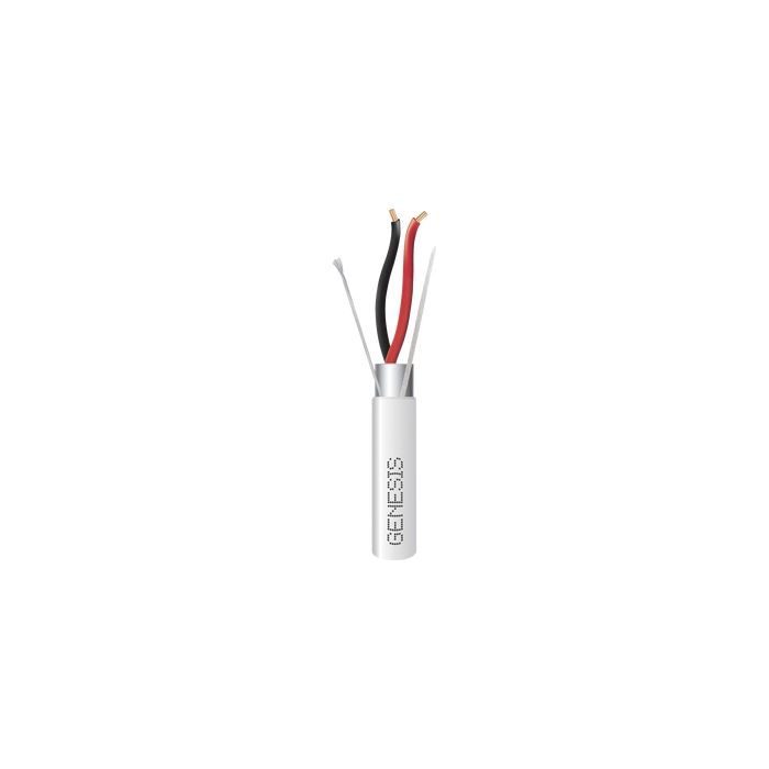 Bobina de 152 Metros de Cable / 2 x 16 AWG / BLINDADO / PLENUM / Color Blanco / Para Aplicaciones de Audio Seguridad y Control 32215012 - Código: 32215012 | Compra en Guadalajara