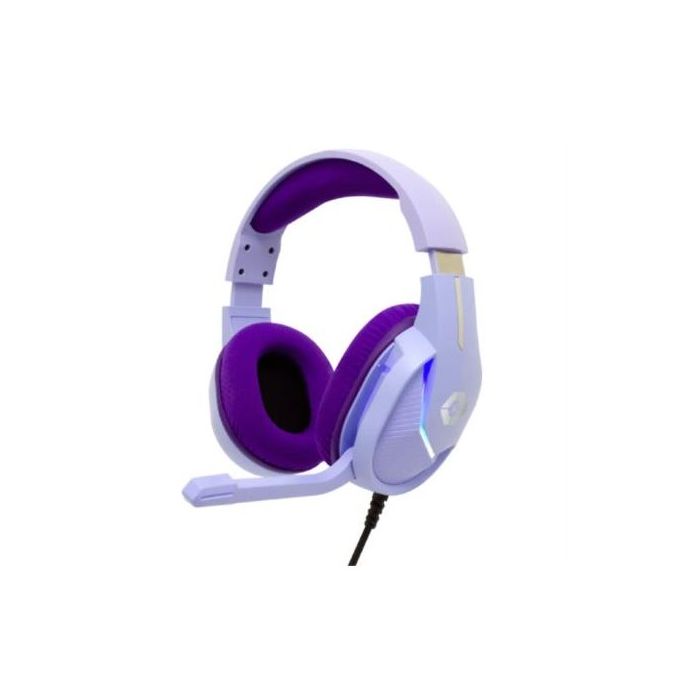 Diadema Vortred Axolotl Gamer Inalámbrica RGB 35mm Color Morado V-930631 - V-930631