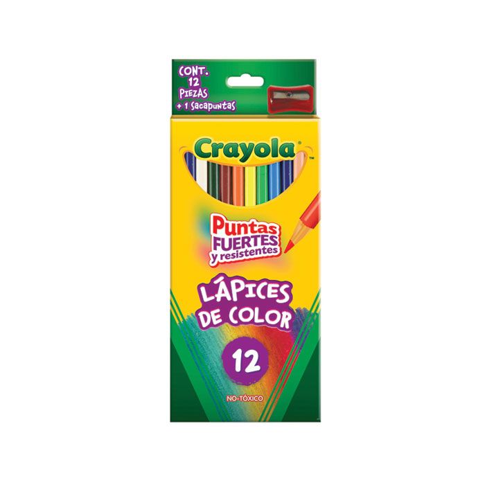 Lápices de Colores con Sacapuntas 36 piezas Crayola